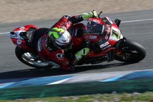 Alvaro Bautista, 2024 WorldSBK Jerez Test. - Gold and Goose