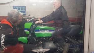 Bike garage allows a blind customer to have one last ‘ride’