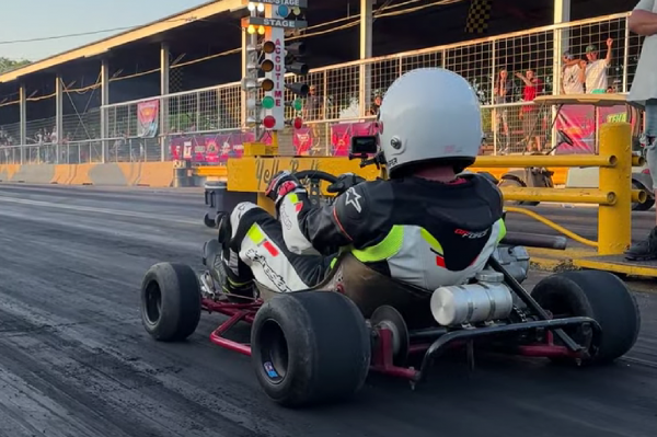 Dukarti drag race start line. - Cars and Cameras/YouTube